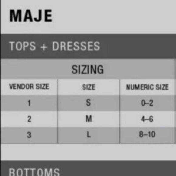 Maje Loseray Peplum Lace Top Blouse Short Sleeve  in Ecru White Size 1 US Smalll - Picture 8 of 11